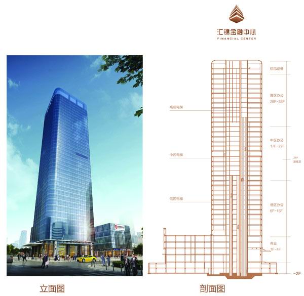 匯錦金融中心外立面