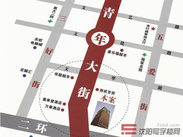 沈陽(yáng)罕王大廈位置圖