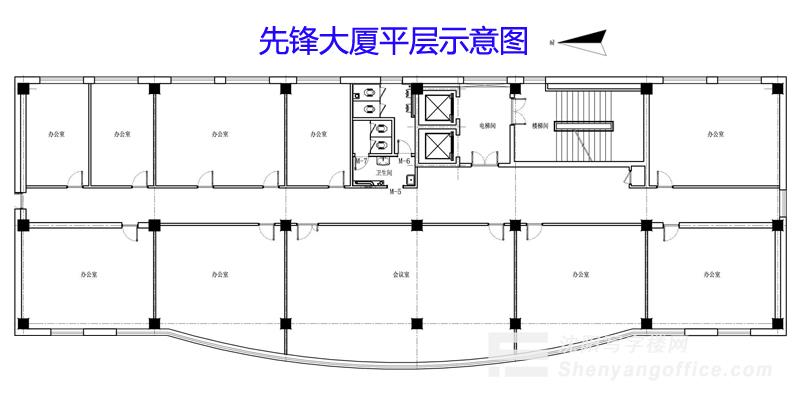 先鋒大廈平層圖