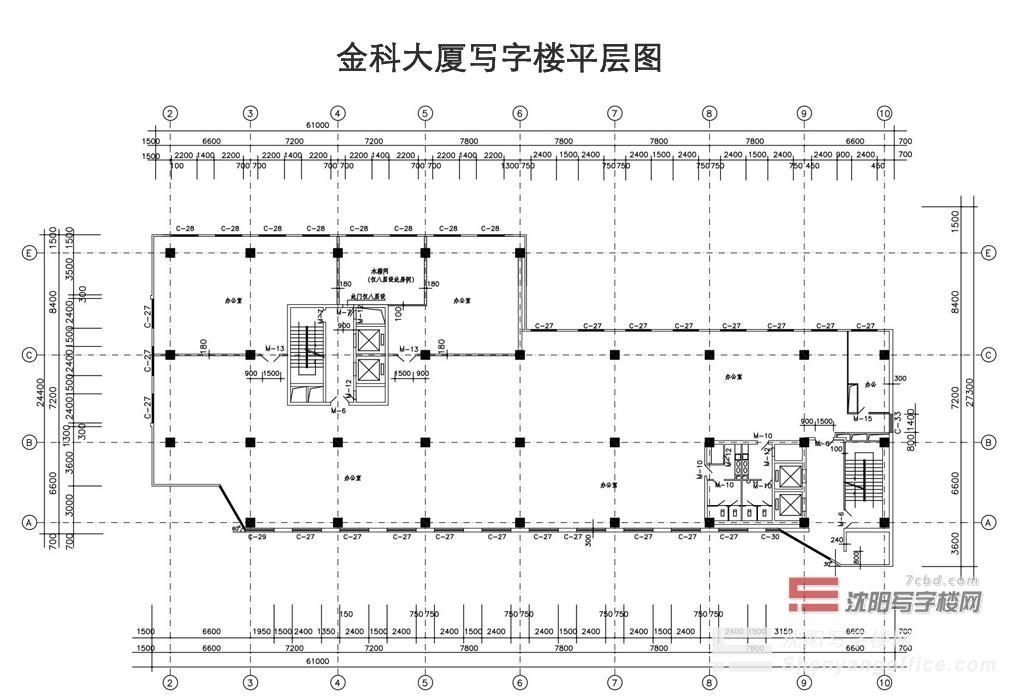 金科大廈平層圖